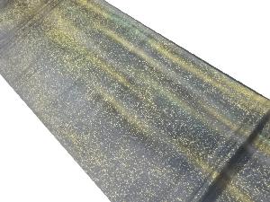 引箔抽象縞模様袋帯